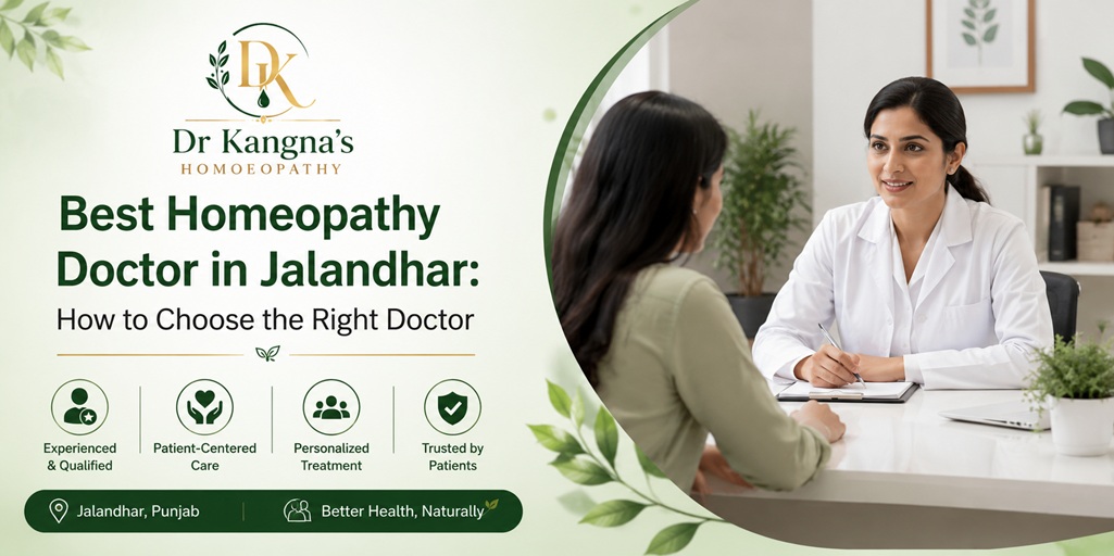 Best homeopathy doctor in Jalandhar – Dr Kangna’s Homeopathy consultation and personalised patient care