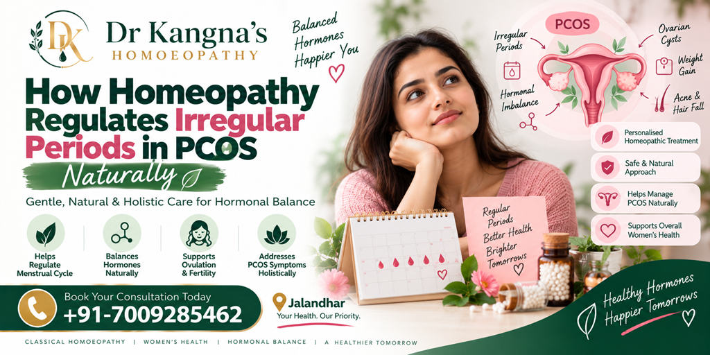 How Homeopathy Regulates Irregular Periods in PCOS Naturally